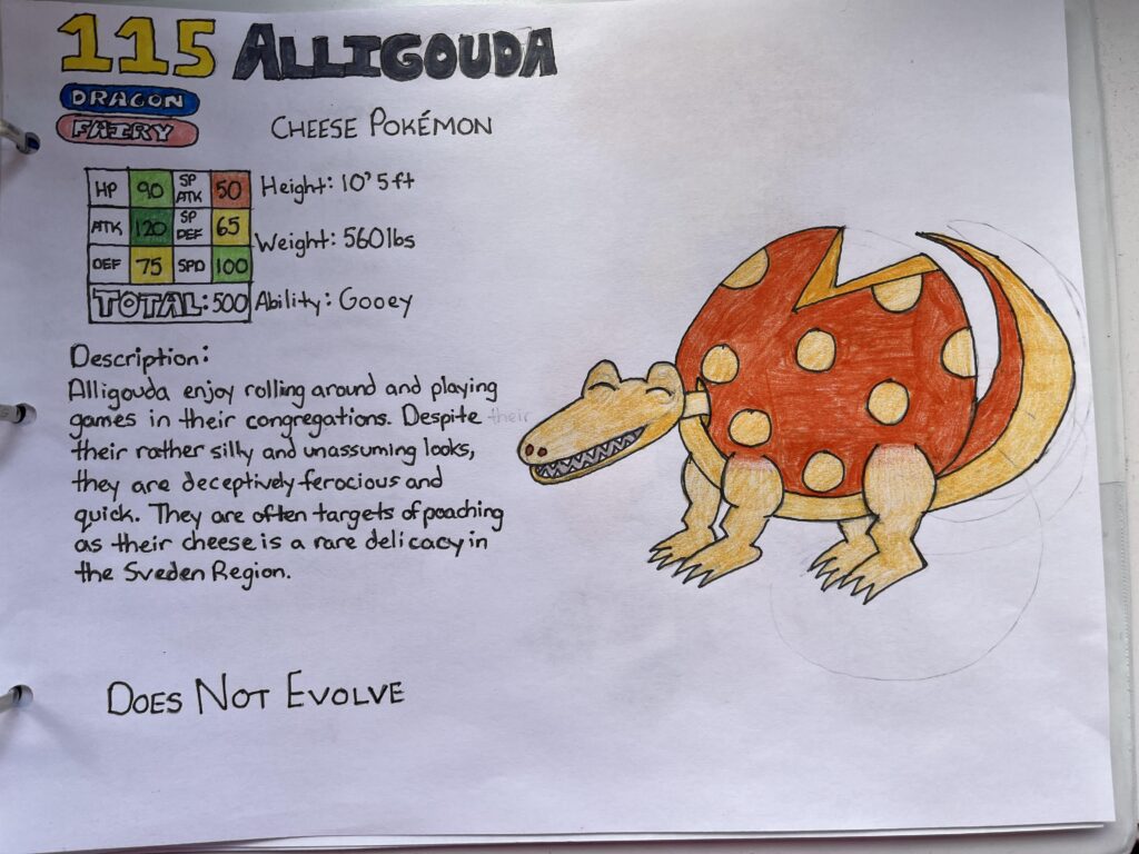 My newest Fakemon, Alligouda!