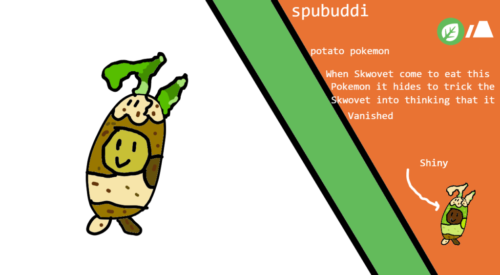 Potato pokemon (My first Fakemon)