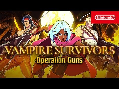 Vampire Survivors: Operation Guns – Launch Trailer – Nintendo Switch