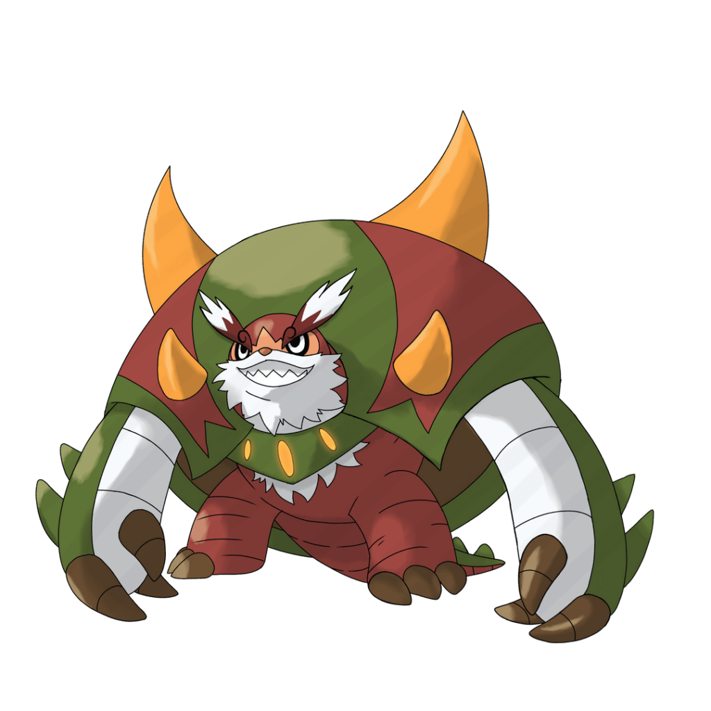 What if the Chesnaught merged with the Darmanitan??? He doesn't have a dex, what do you suggest?