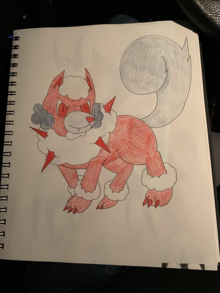 Convergent Evolution of Rockruff. The Dark Type, Mockruff and it’s evolved form Dubfool.