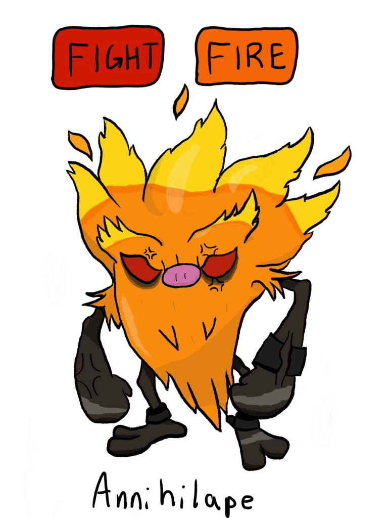 Fire-type Annihilape