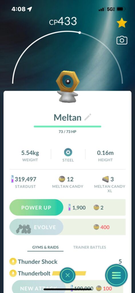 I have a question after finally completing the Lets Go Meltan research.