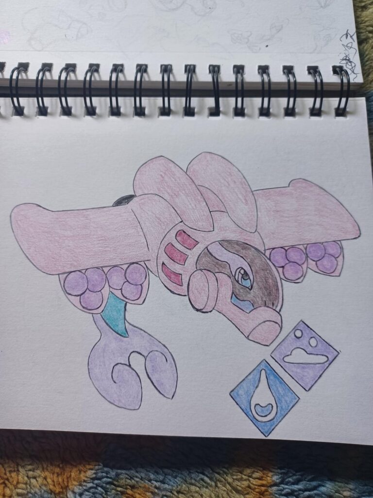 #009. Petrolephin,the Oil Cargo Pokemon. The final stage of DELSPILL.
