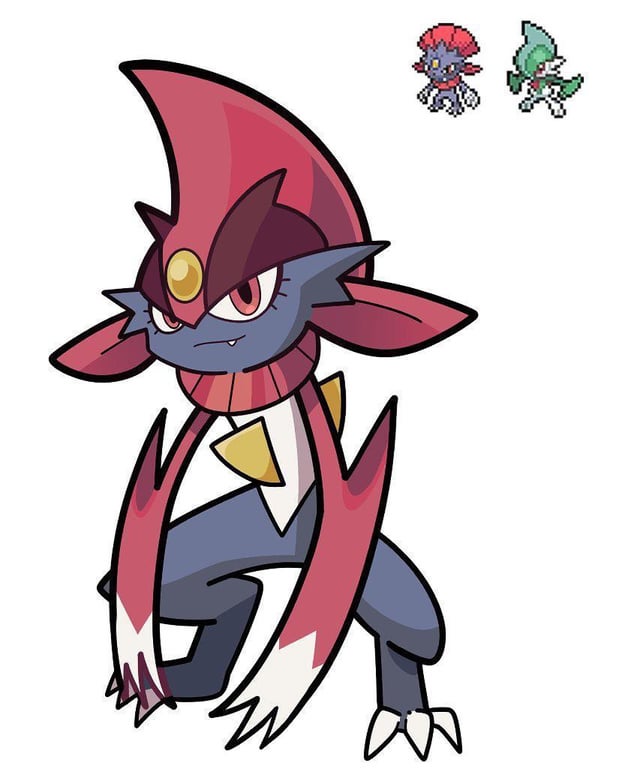 Pokemon Fusions by @marikyuutie on twitter