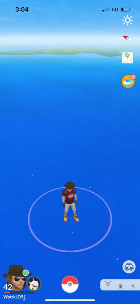 When you live on a small island sometimes my guy will be in the middle of the ocean for no reason