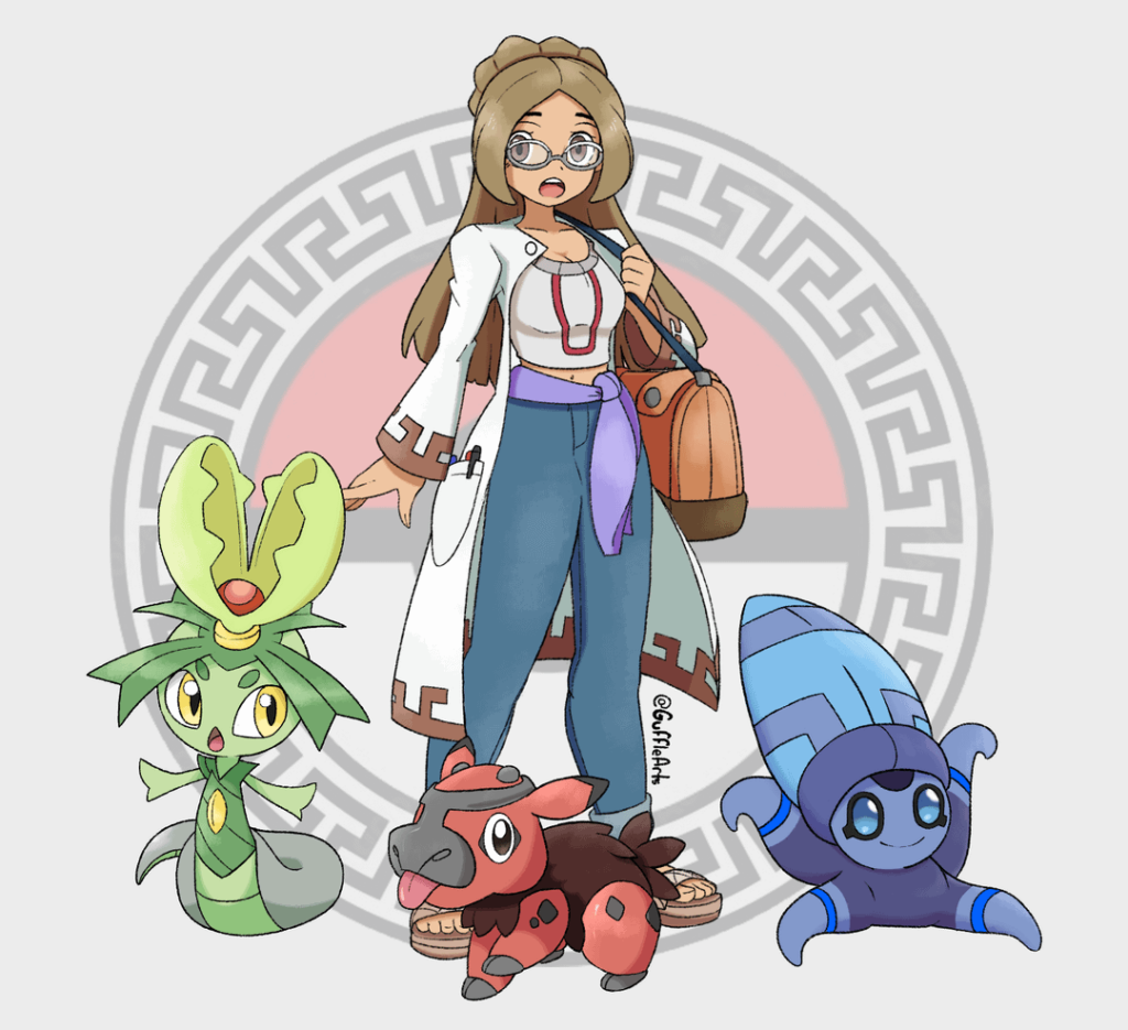 Introducing the Greek Starter lines for my Fakèmon region based off of Greece!