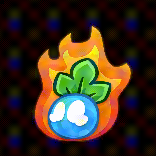 Made an animated sprite of my fakemon, Slimental!