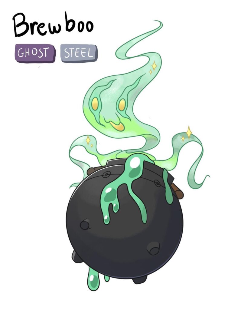 Brewboo, the cauldron pokemon