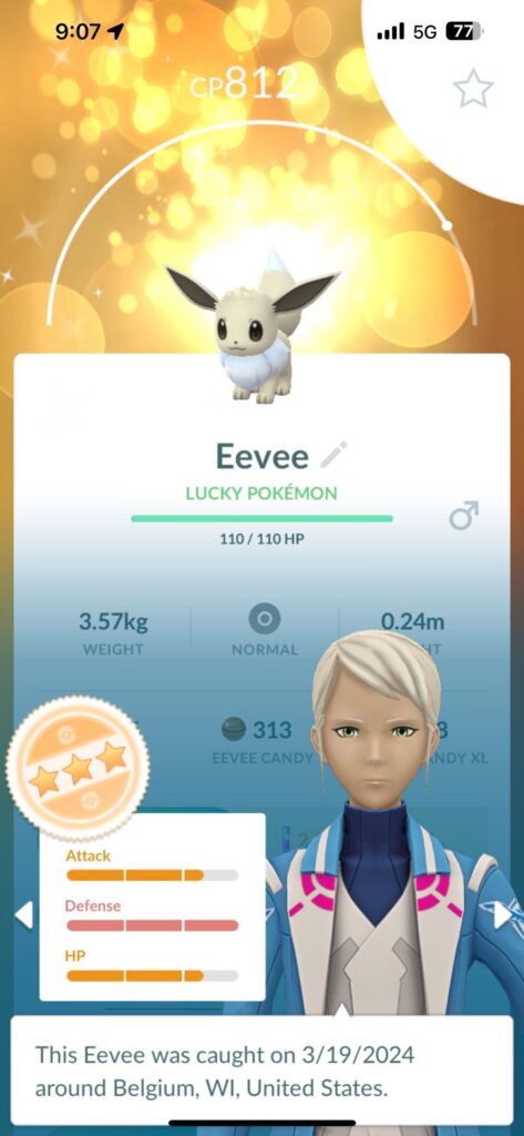 Quick flex of my favorite shiny pokemon + my hundos!
