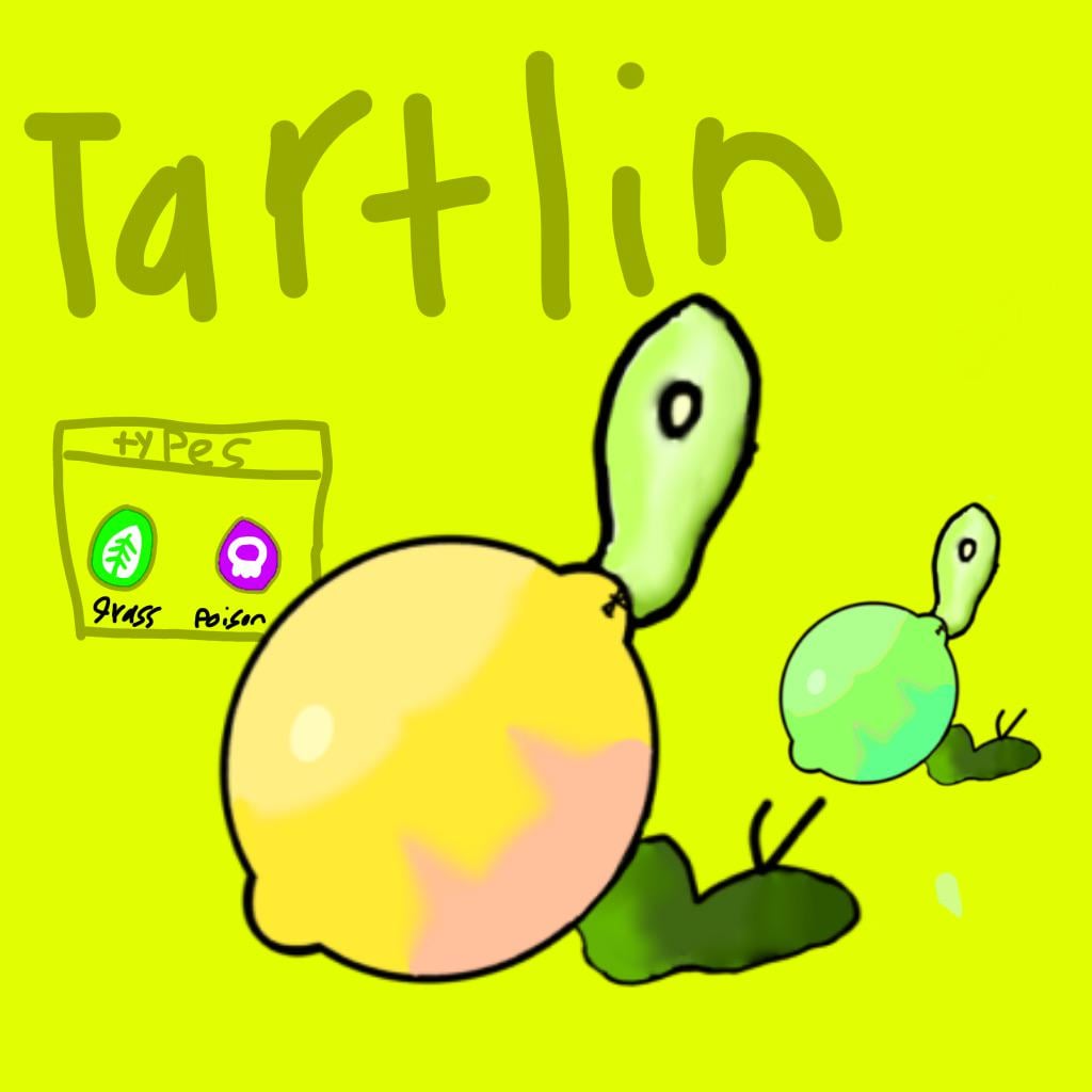 My first ever Fakemon! Tartlin