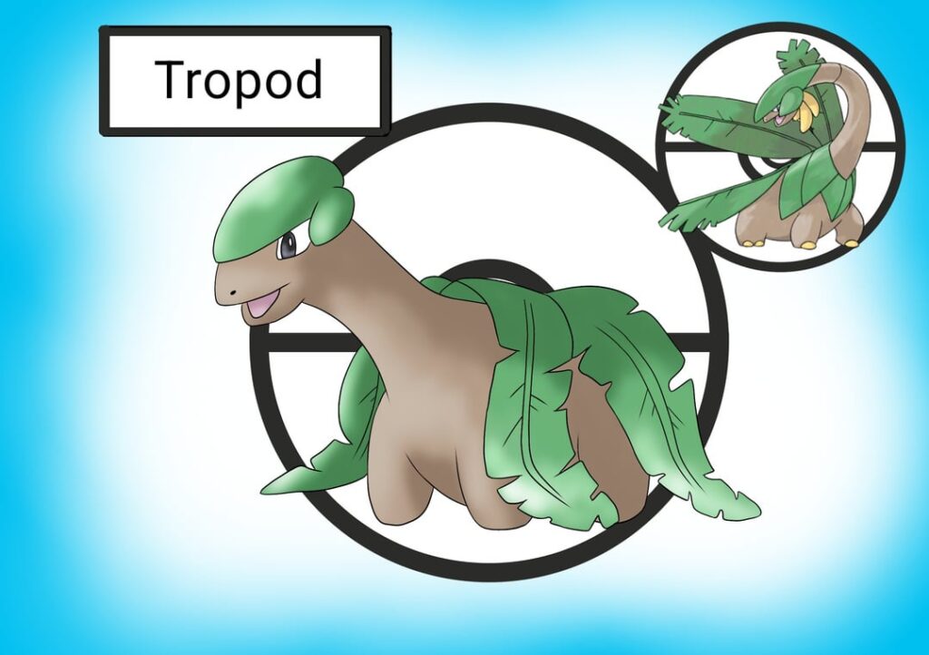 Tropius pre evolution and final evolution