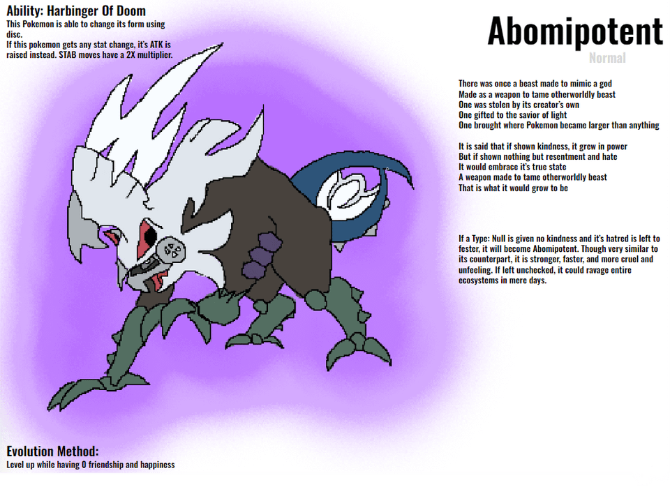 Type: Null Evolution