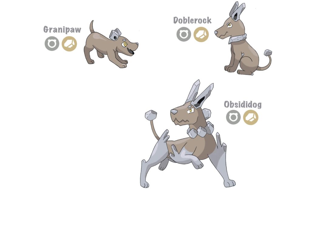 A dog with a tough exterior but secretly loves getting pets