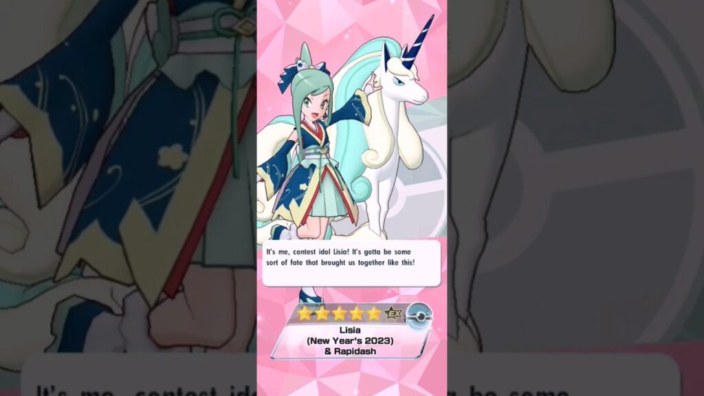Pokemon Masters EX: Getting New Year 2023 Lisia
