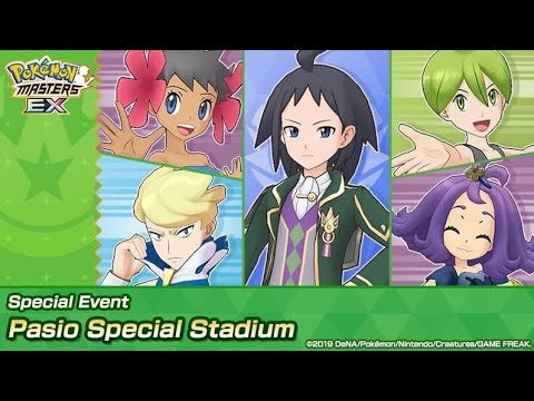 Pokemon Masters EX Pasio Special Stadium Master Mode 15K Pts Electric Type (Season 9)