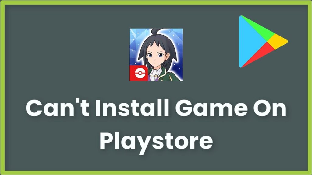 Can't Install Pokemon Masters Ex Game On Google Playstore