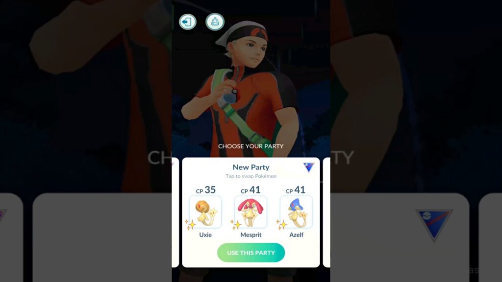 Pokemon GO, But I Only use The Lowest CP Shiny Lake Trio Team.