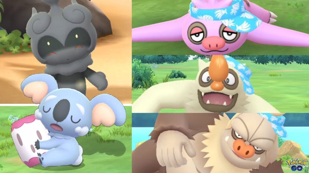 Shiny Komala, Costumed Slakoth Debut & Catching Marshadow in Pokemon GO