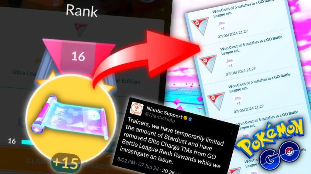 *MASSIVE GLITCH GAVE 7+ ELITE TMS & 52,000 STARDUST* Niantic reduces rewards in Pokemon GO