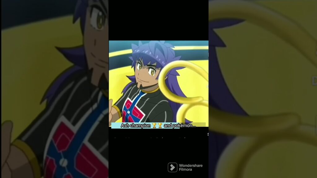 Ash is champion now our Pokemon master|| #filmorago #short #shortvideo #viralvideo #pokemon