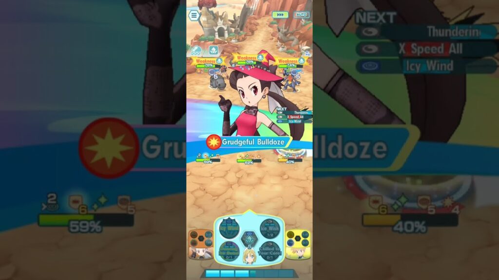 Pokemon Masters - Ultimate Battle Nita (Glaceon, Runerigus, Zapdos)