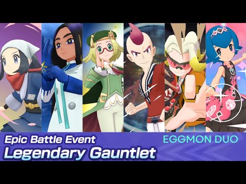 12 Eggmon duos in Legendary Gauntlet 15 [Pokemon Masters EX]