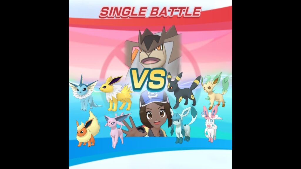 Pokemon Masters EX - Bullying Terrakion with 2v1 ft. Egg Eeveelutions