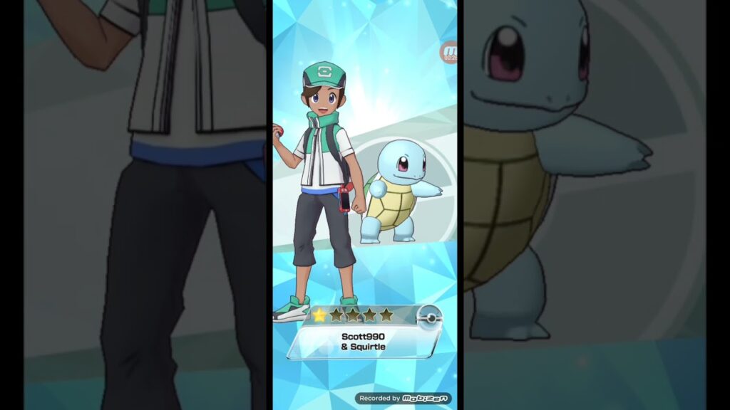 I got Shiny Squirtle in Pokemon Masters EX!