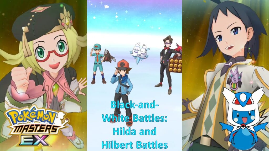 Pokemon Masters EX:  Black-and-White Battle - Hilda and Hilbert Battles
