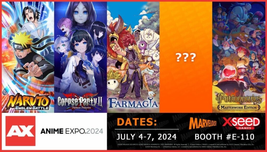 XSEED will reveal a mystery title between July 4-7 during Anime Expo. Any predictions or guesses?