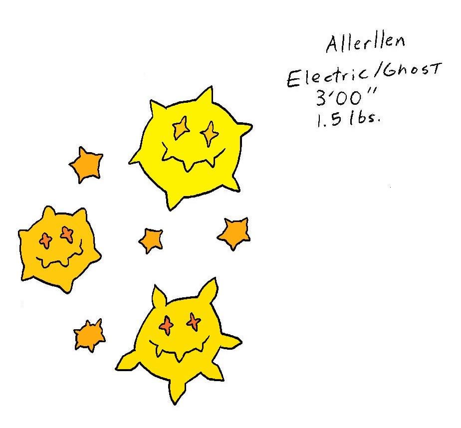 Fakemon based on pollen