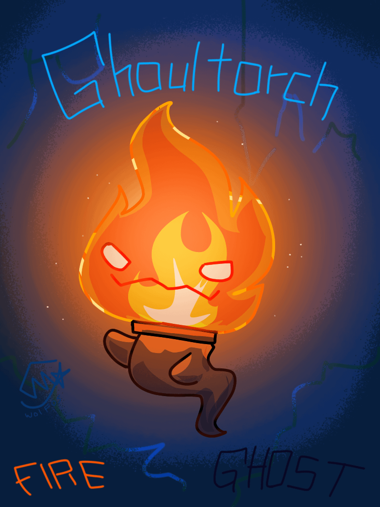 I made this Ghost Fire type!