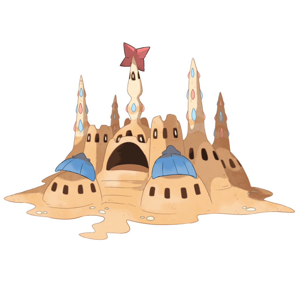 In the last 10 years, a new Pseudo-Legendary Pokemon has been discovered in Alola! When 4 Palossand come together, they create the massive Sandinople