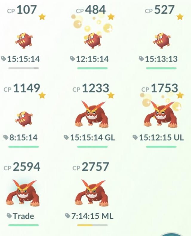 A few (borderline obsessive) months in and still not sure how important IV vs CP is? With 98% for Great League, who would you invest stardust in or cull for the other two leagues?