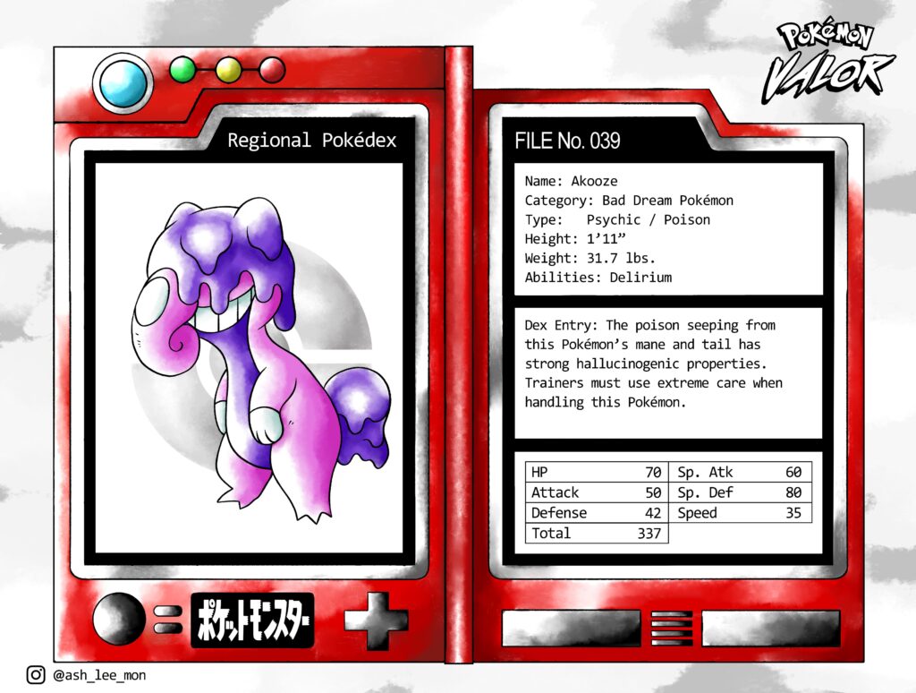 Korsai Fakemon Region Baku Inspired Pokemon