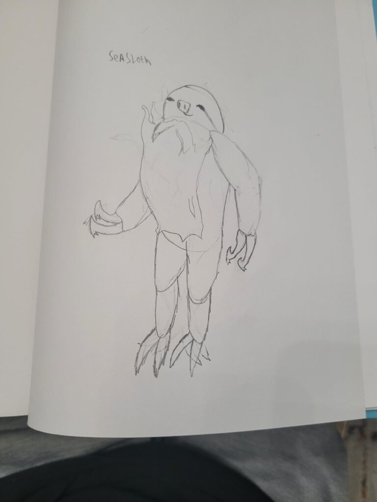 Seasloth and captoth, the Sloth pirates pokemon
