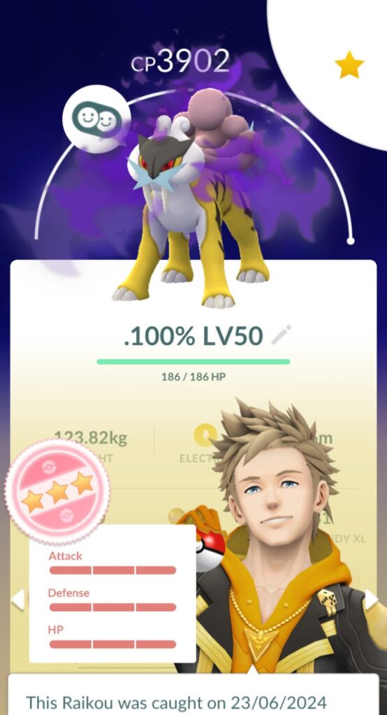 I did it guys, LV50 Perfect Shadow Raikou.