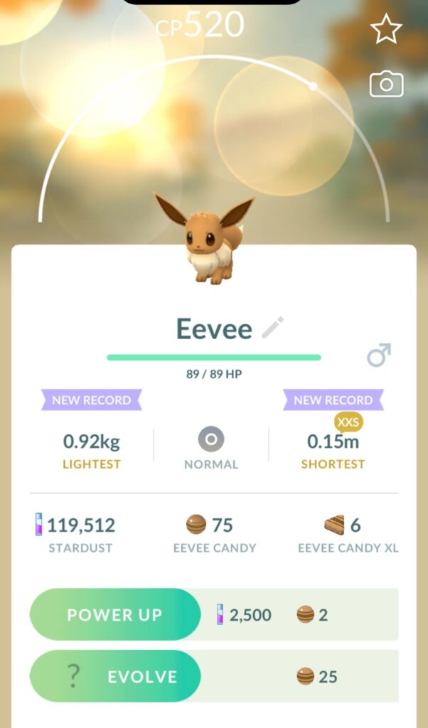 Tiny tiny eevee