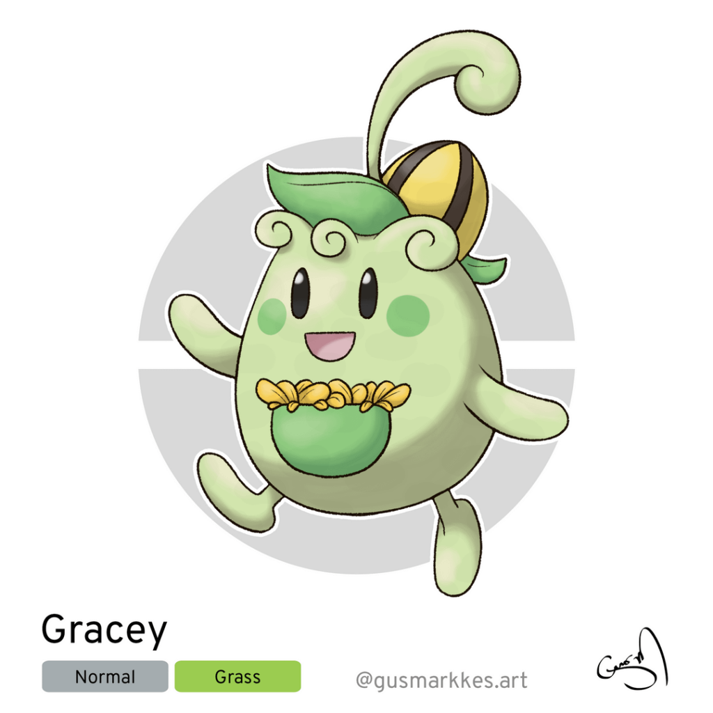 GRACEY (Happiny's Grassy Seeds evolution)