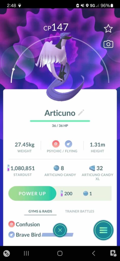 My sister got this on auto-catch… wouldn’t have believed her if not for the second screenshot.