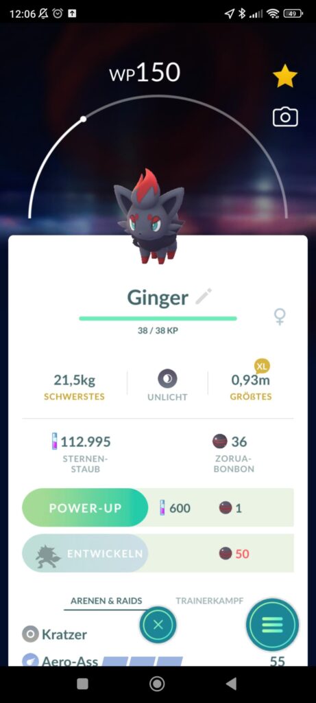 Are female Zoruas still rare in pokemon go?