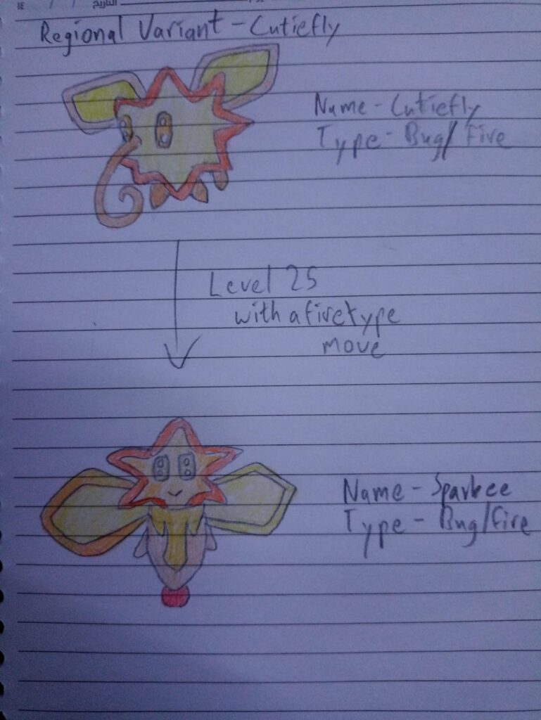 Nidia installment - Say hello to Nidian Cutiefly and it's evolution Sparbee!!!!