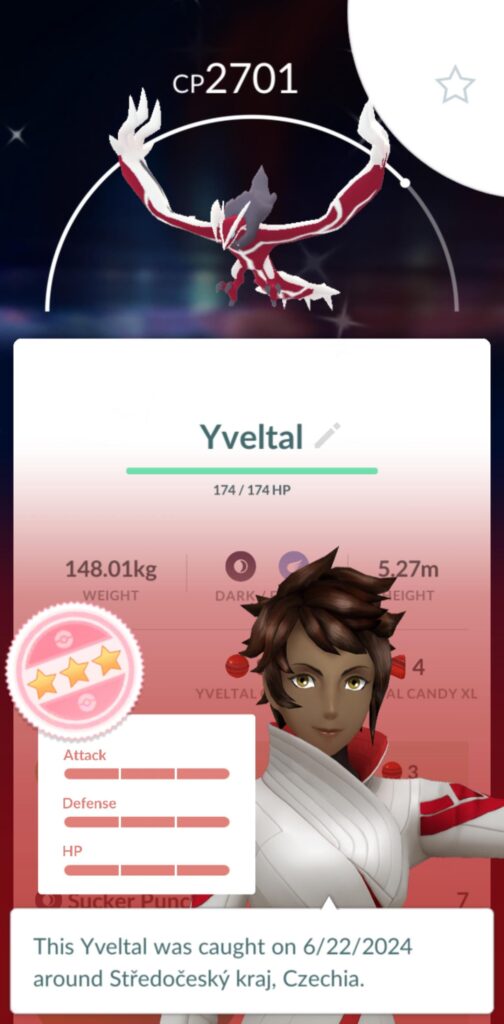 An unexpected Shundo on my first Yveltal raid made for a good surprise.