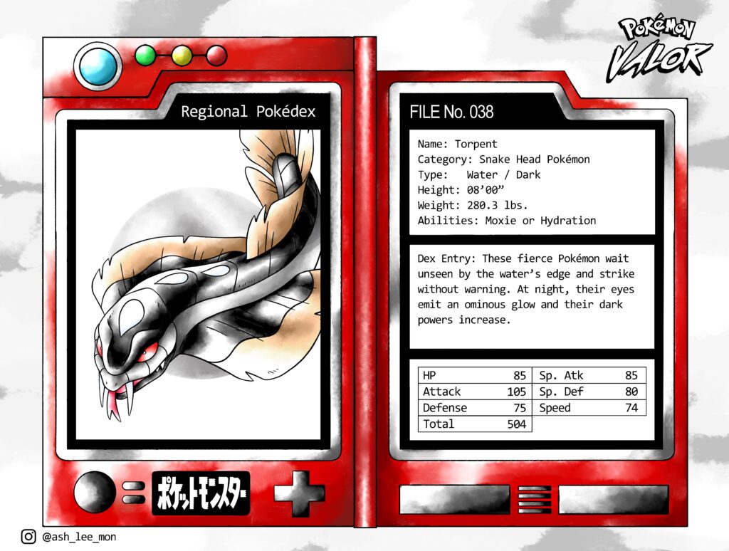 Korsai Fakemon Regional Fish Final Evo.