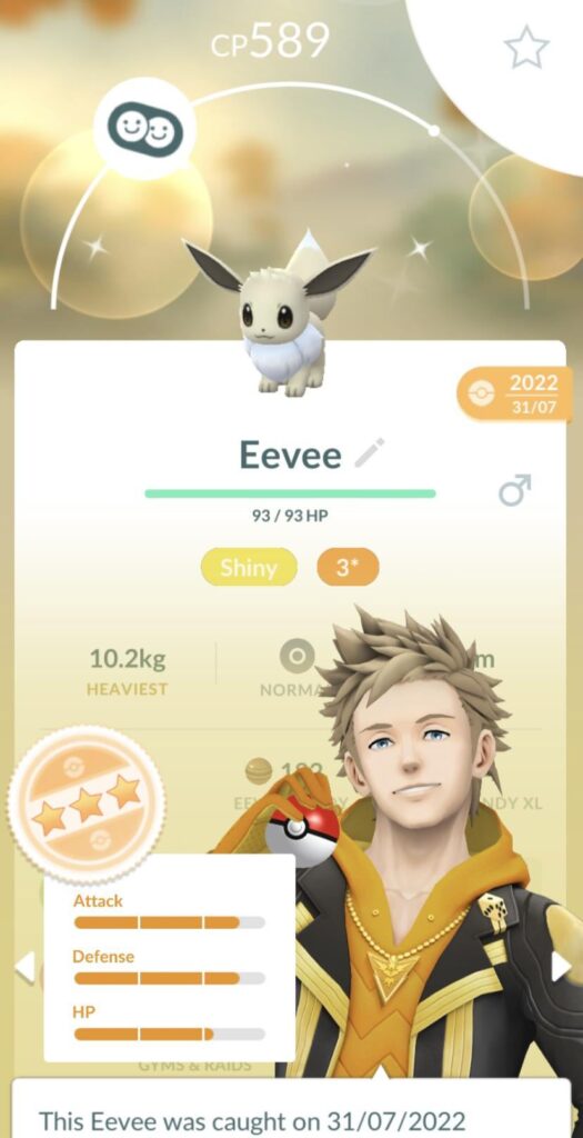 Shiny Eevee Evolution