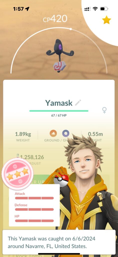 Just caught this blazing hundo.