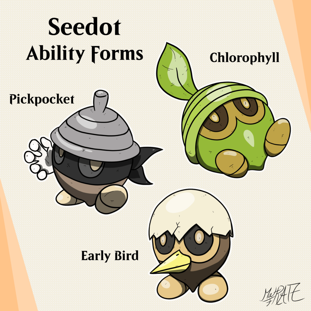 Seedot Ability Forms