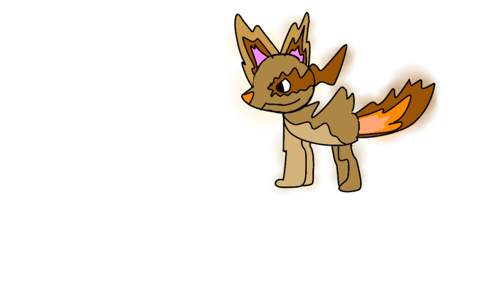 I certainly don't have a pokemon-ish art styl but i still can make fakemon, here's the legendaries for my region: servolt(the one with long yellow thing around i), pyrocal(the one with the small orange thing around eye), and voltaflare(the one with the orange long thing on the eye),the fused pokemon