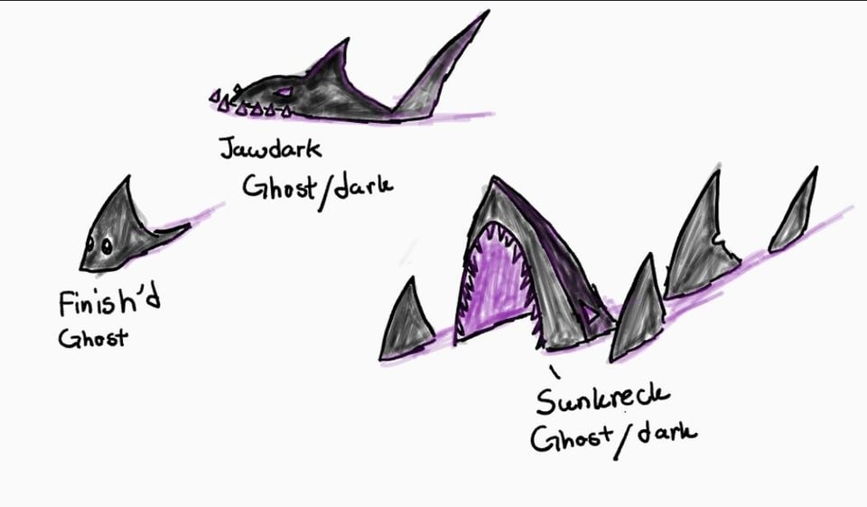Meet the ghost shark pokemon